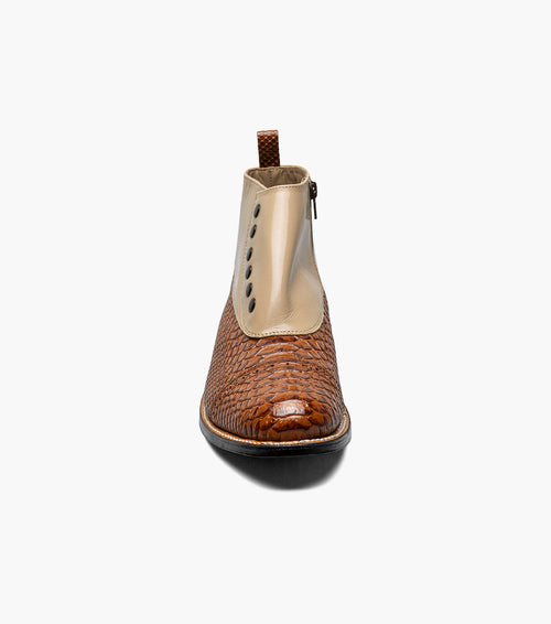MADISON Spectator Spat Cap Toe Demi Boot