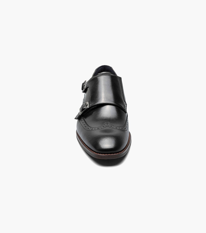 KARSON Wingtip Double Monk Strap