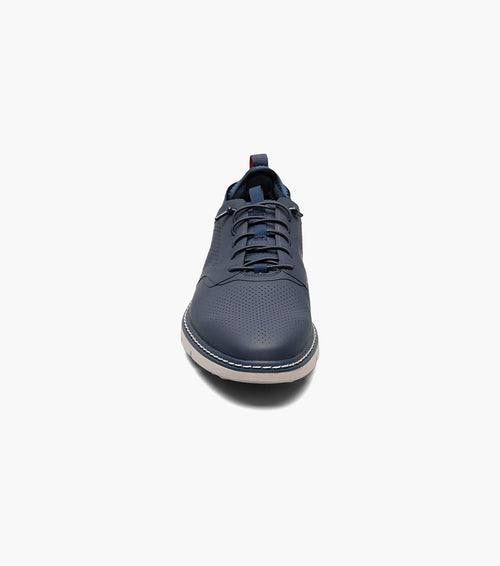 SYNCHRO Plain Toe Elastic Lace Up