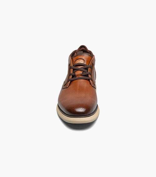EASTMONT Plain Toe Elastic Lace Chukka Boot