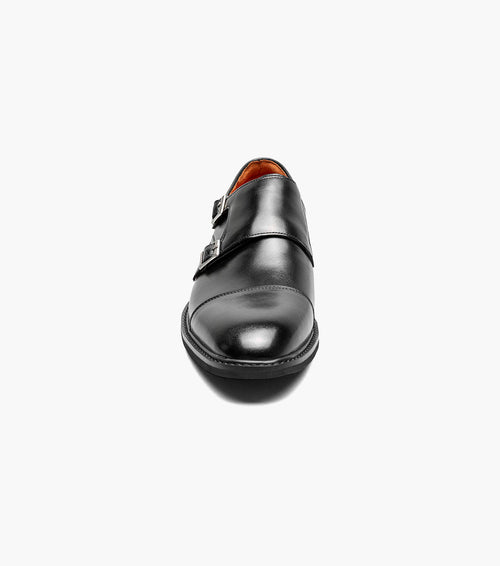 BOSWELL Cap Toe Double Monk Strap