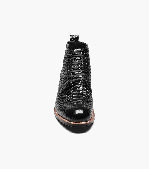 Stacy Adams Madison Anaconda Plain Toe Boot by Stacy Adams Shoes