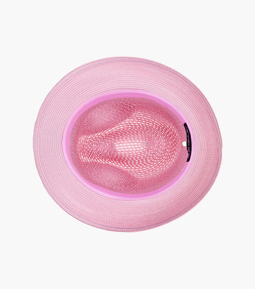 DUBLIN FEDORA Poly Braided Pinch Front Hat