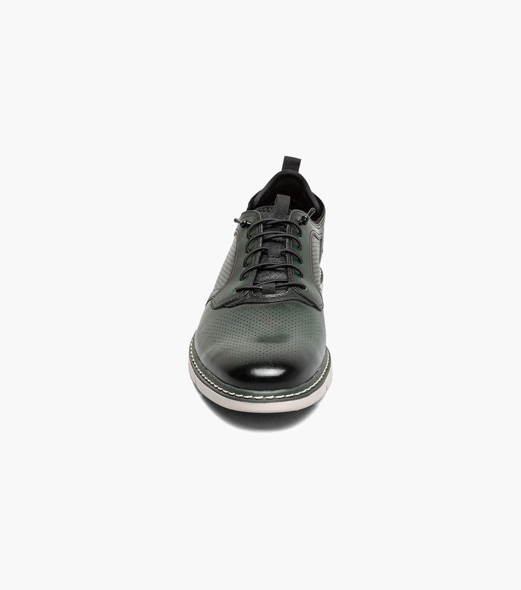 SYNC Plain Toe Elastic Lace Up