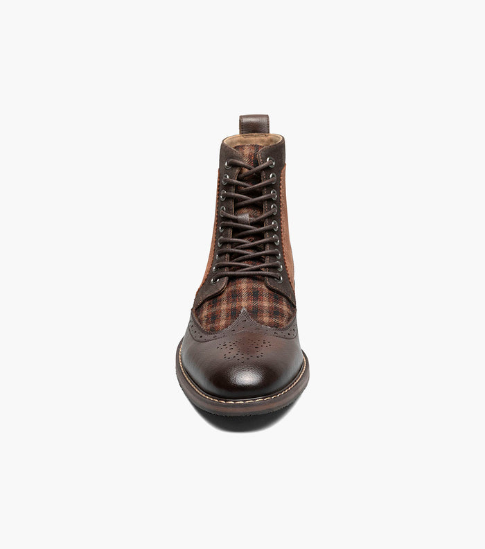 Stacy Adams Finnegan Wingtip Lace Up Boot by Stacy Adams Shoes