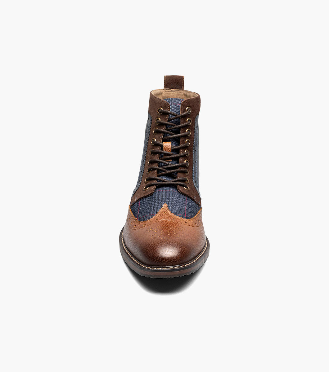 FINNEGAN Wingtip Lace Up Boot