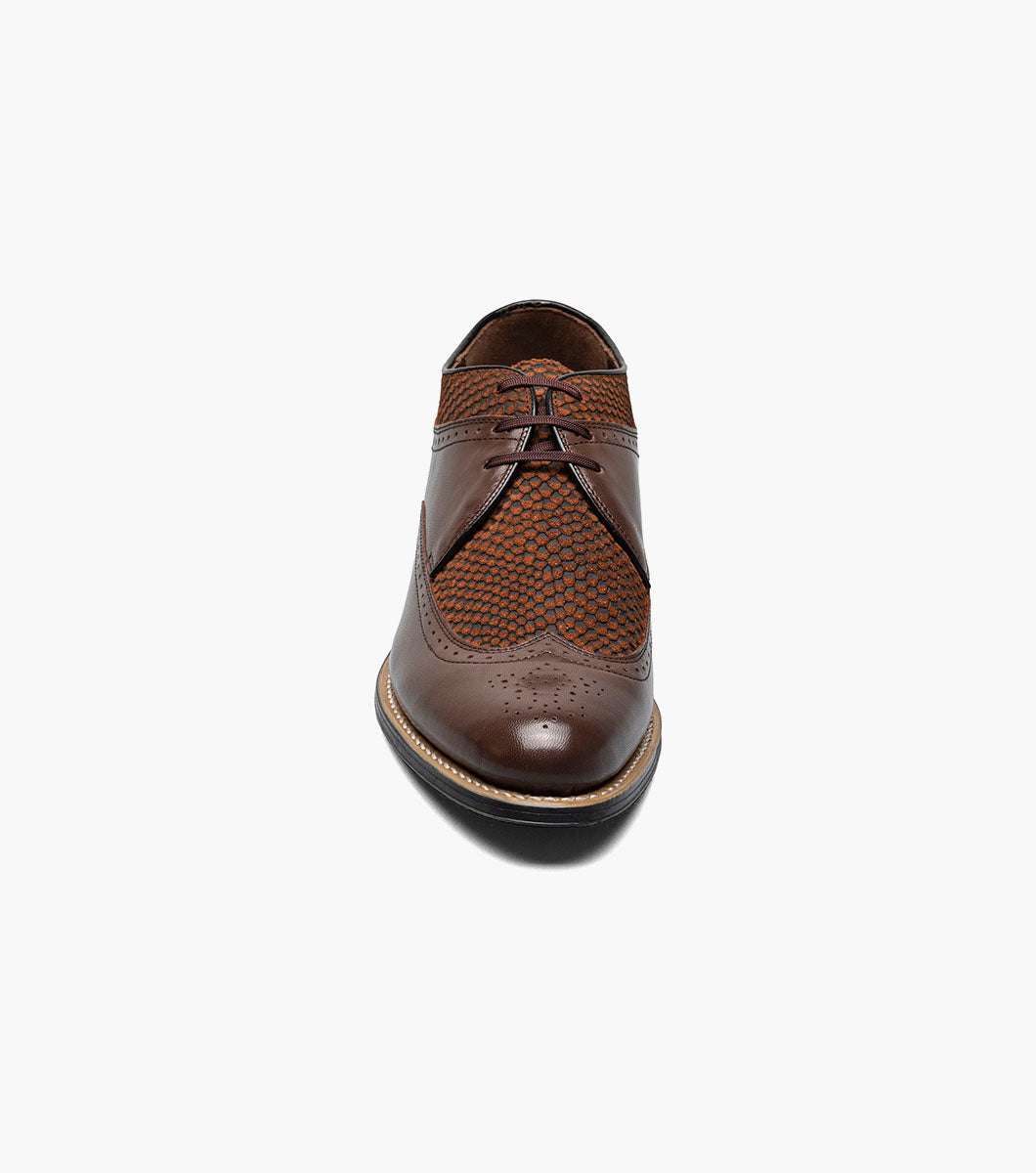 Stacy Adams Dayton Python Print Wingtip Oxford by Stacy Adams Shoes