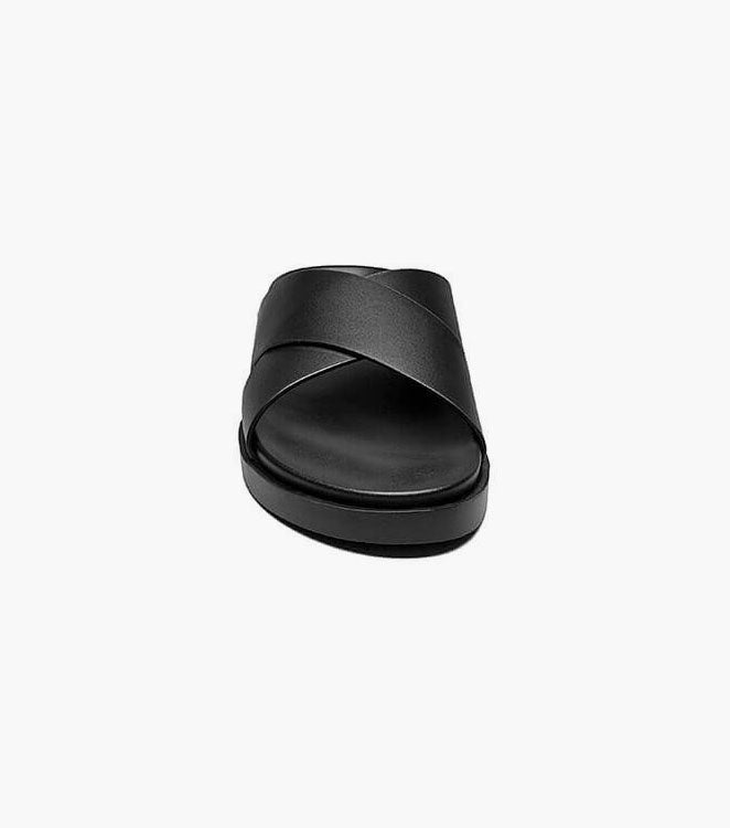 Stacy Adams Montel Cross Strap Slide Sandal by Stacy Adams Shoes