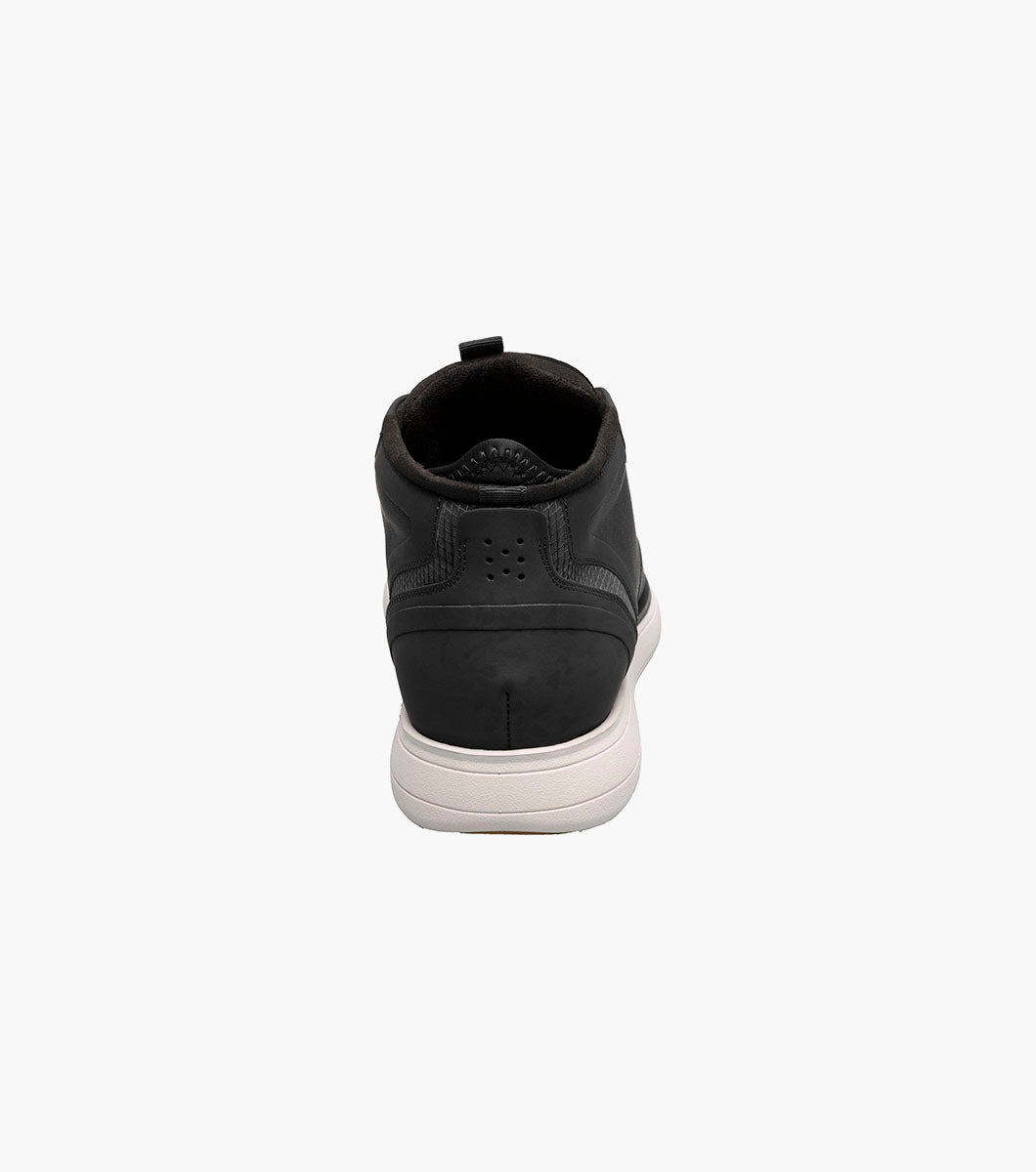 EASTMONT Plain Toe Elastic Lace Chukka Boot