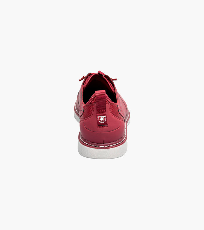 SYNCHRO Plain Toe Elastic Lace Up