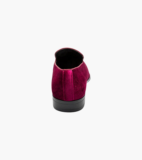 Stacy Adams Savian Plain Toe Velour Slip On by Stacy Adams Shoes
