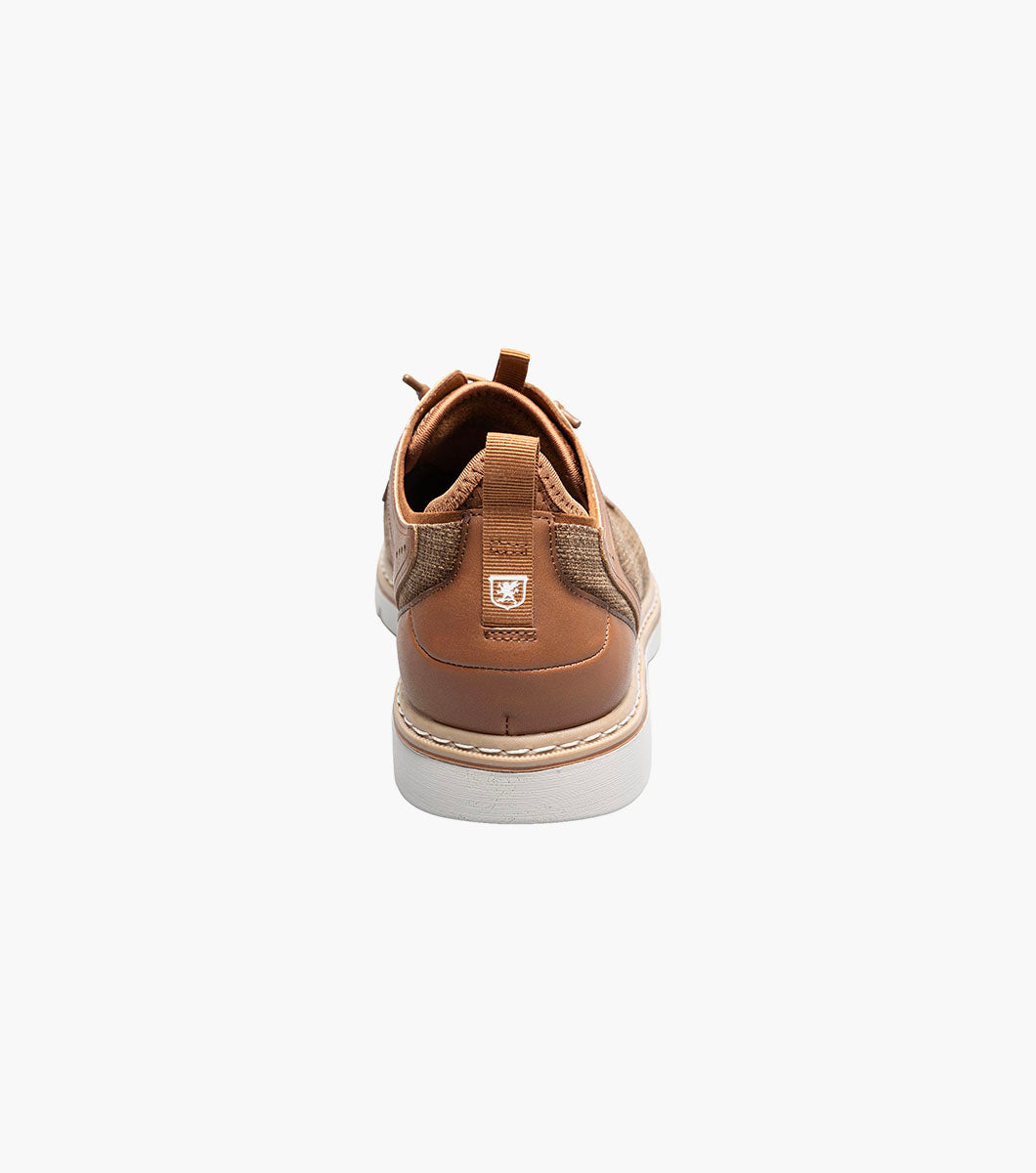 SEBERT Plain Toe Elastic Lace Up