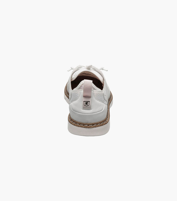 SYNCHRO Plain Toe Elastic Lace Up