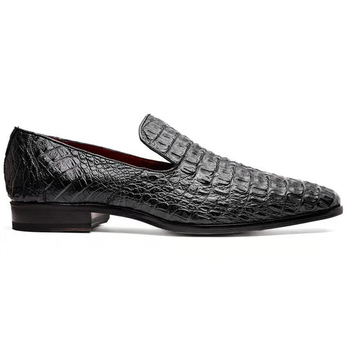 Marco Di Milano Trento Black Genuine Caiman Crocodile Slip-On - view 3