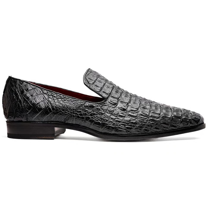 Marco Di Milano Trento Black Genuine Caiman Crocodile Slip-On - view 3