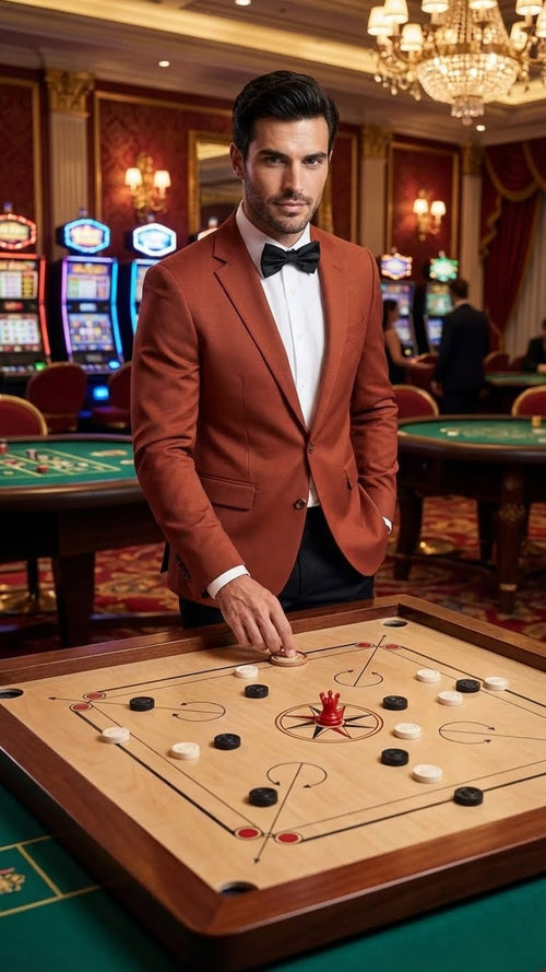 Men’s Brick Copper Rust Color Blazer - Slim Fit Formal and Party Wear Jacket in Burnt Orange Sport Coat USA Men's Outlet