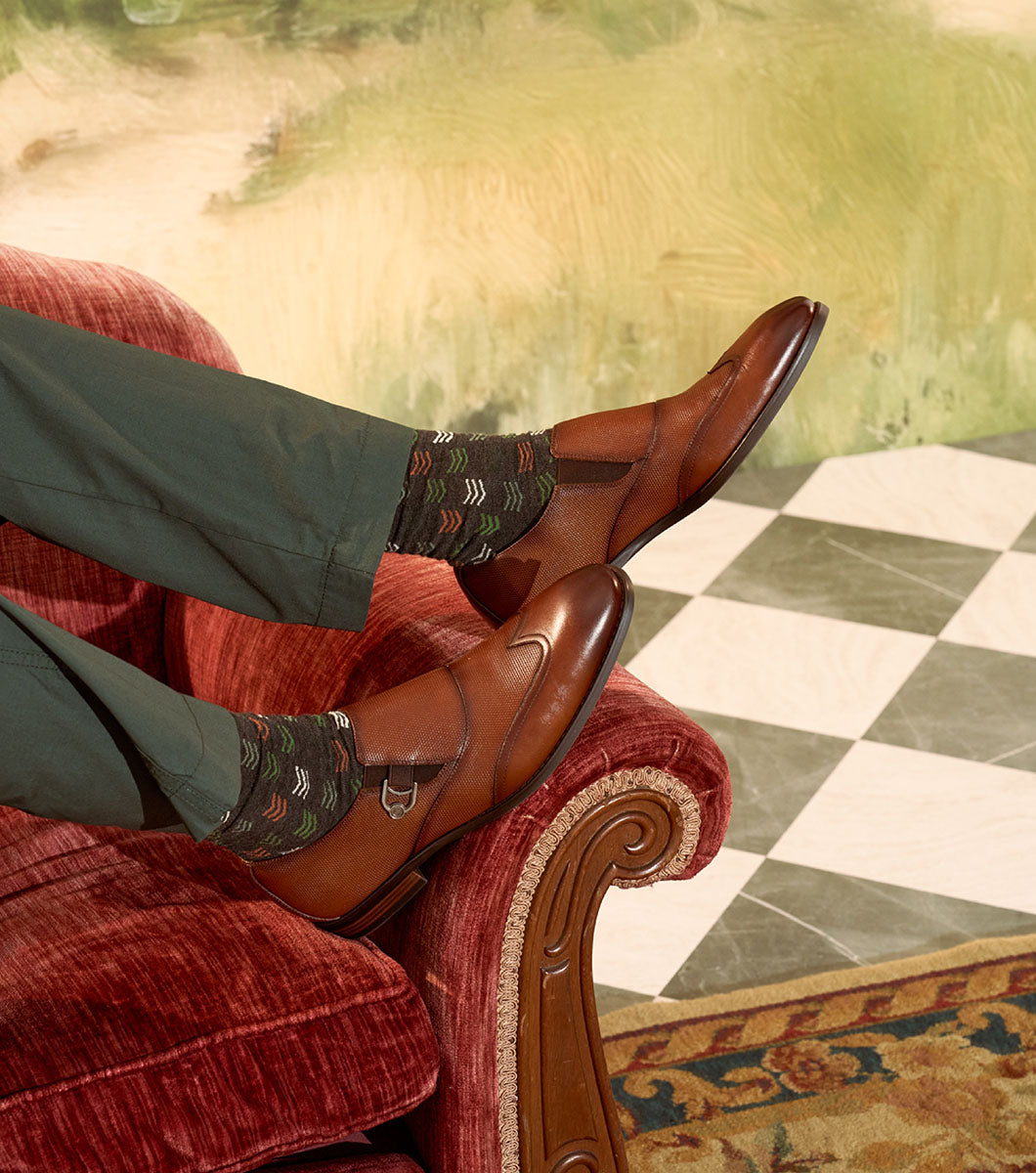 LOCKWOOD Wingtip Ornament Slip On
