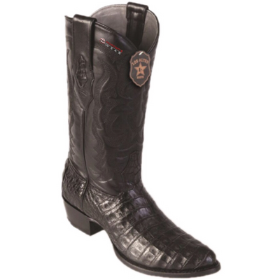 Men's Los Altos Caiman Belly Boots Round Toe
