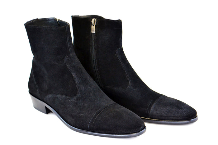 Corrente 1547 Suede Slip-On Boot - Black - Image 2
