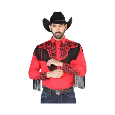 Camisa Vaquera Bordada El Señor de los Cielos