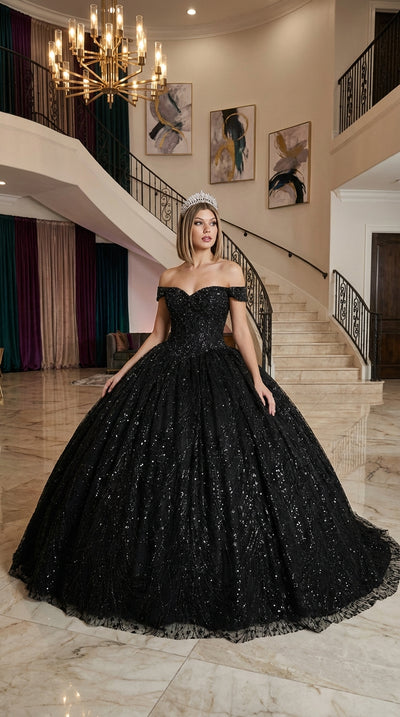 Layla K LK153 Corset Back Embellished Quinceanera Formal Ball Gown