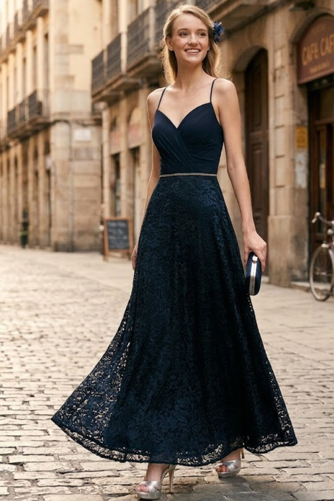 Lace A-line Formal Dress by Elizabeth K GL2667