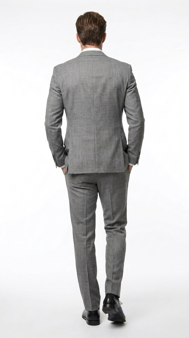 Men’s James Bond Skyfall Inspired Grey Suit – Classic 2 Button Formal Suit