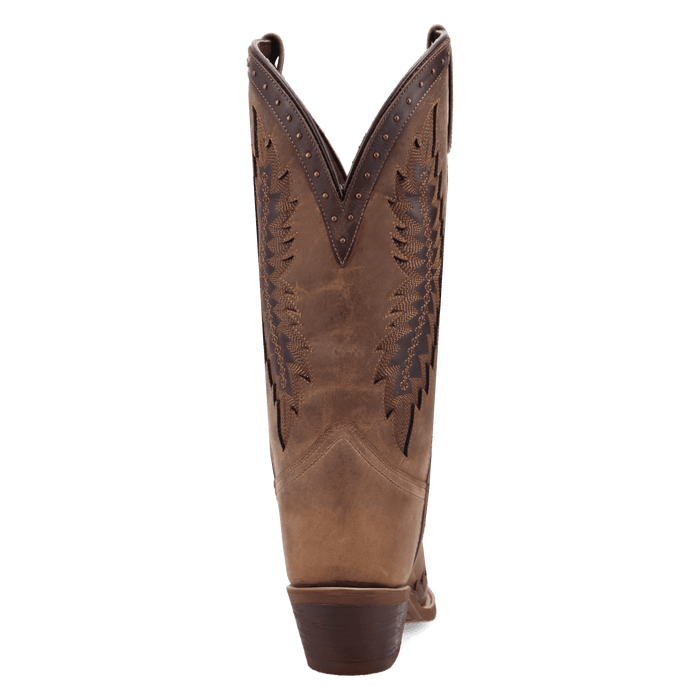 Laredo Coyote Creek Wide Calf Leather Boot - Rich Brown