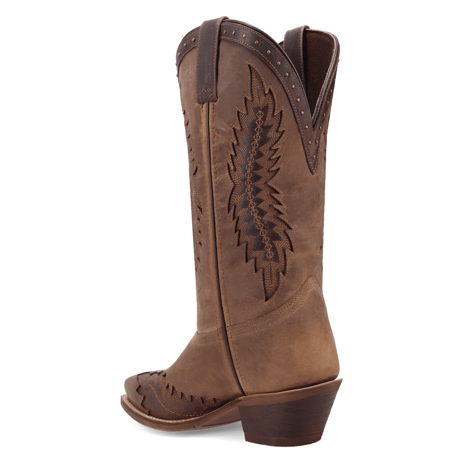 Laredo Coyote Creek Wide Calf Leather Boot - Rich Brown