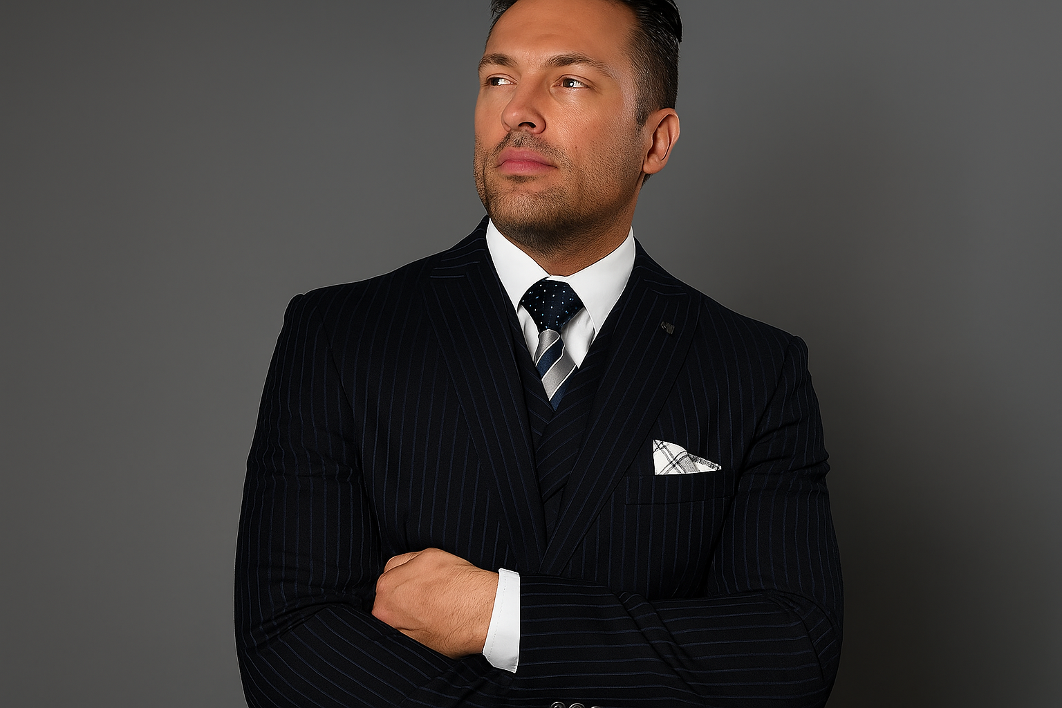 Statement Suits Black Grey