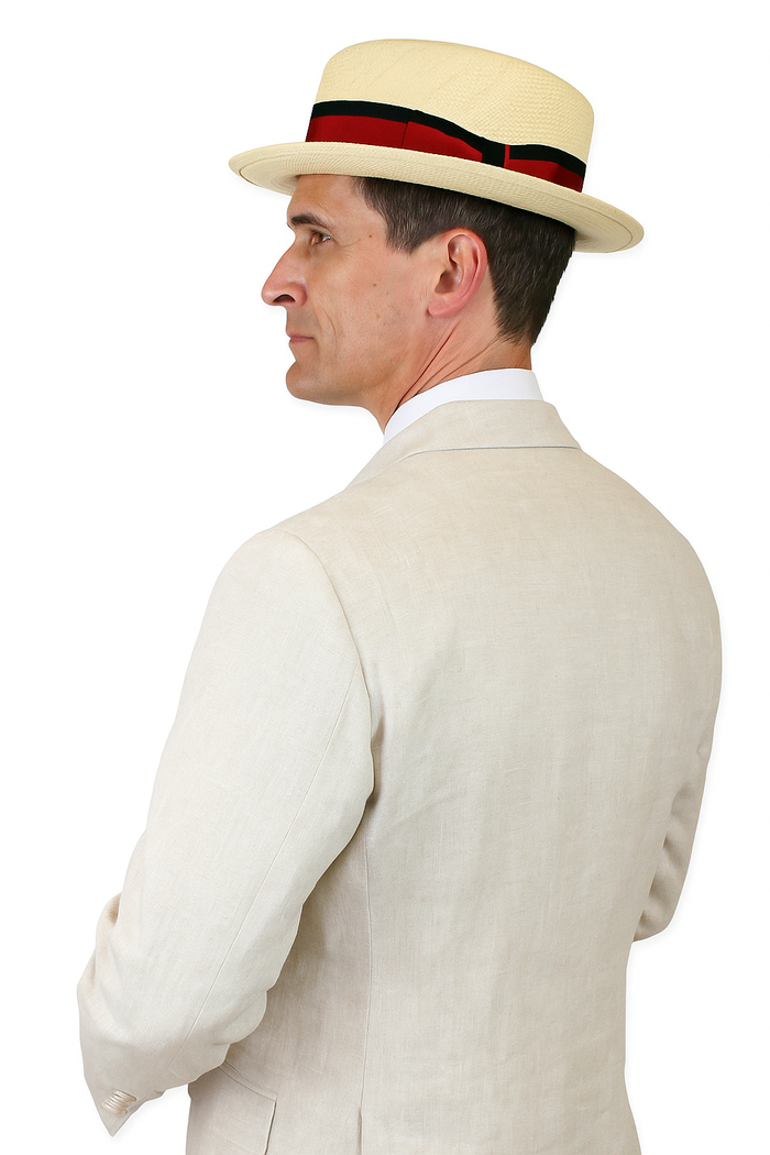 Riverdale Linen Coat - Natural - Crisp 3-Piece Linen Suit for Summer by USA Men's Outlet