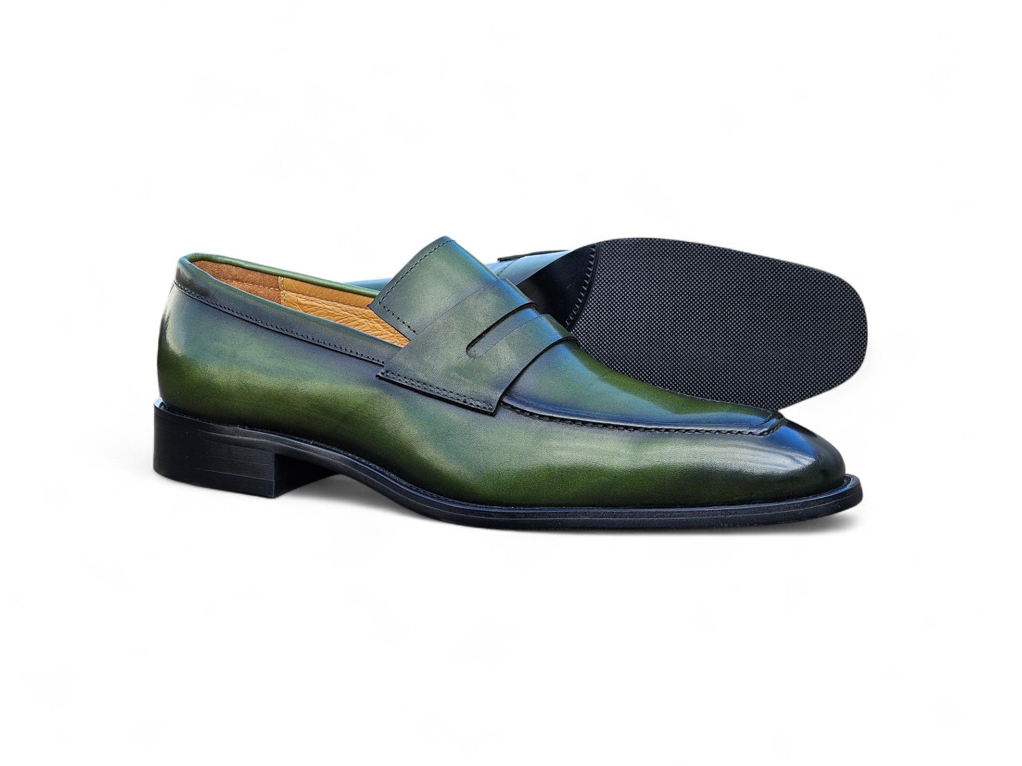 Patina Finished Penny Loafer