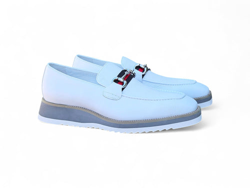 Carrucci Calfskin Slip-On Horsebit Loafer