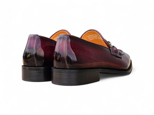 Amber Patent Leather Chain Loafer
