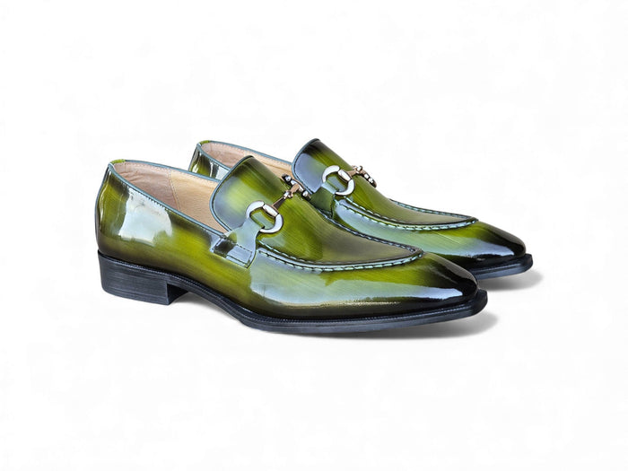 Carrucci Patent Leather Buckle Loafer