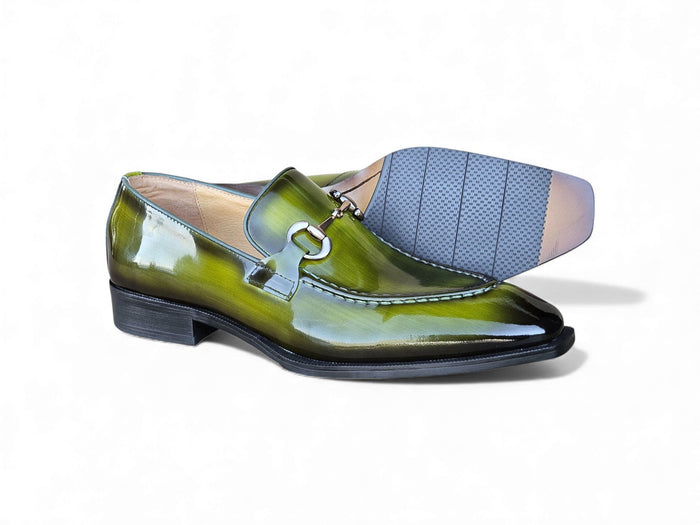 Carrucci Patent Leather Buckle Loafer