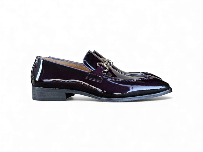 Carrucci Patent Leather Buckle Loafer