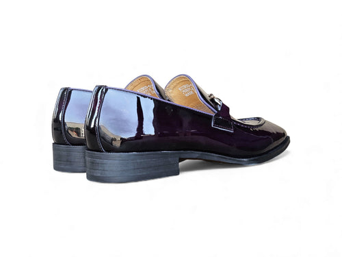 Patent Leather Buckle Loafer