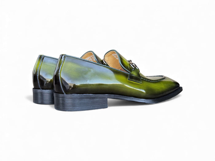 Carrucci Patent Leather Buckle Loafer