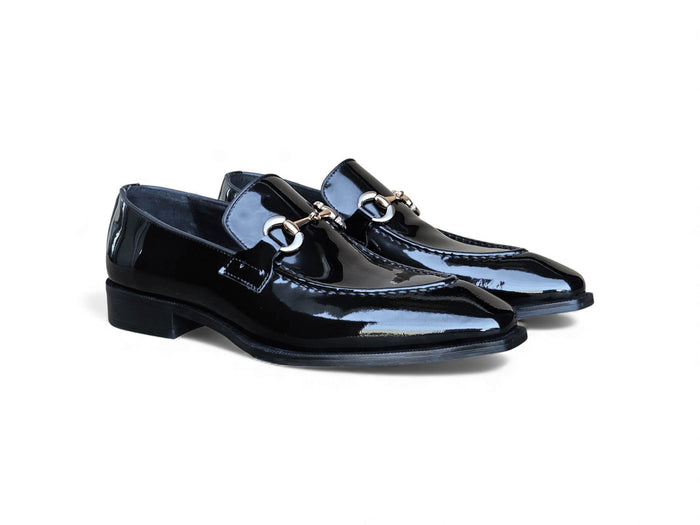 Carrucci Patent Leather Buckle Loafer
