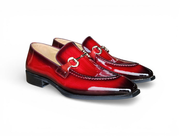 Carrucci Patent Leather Buckle Loafer