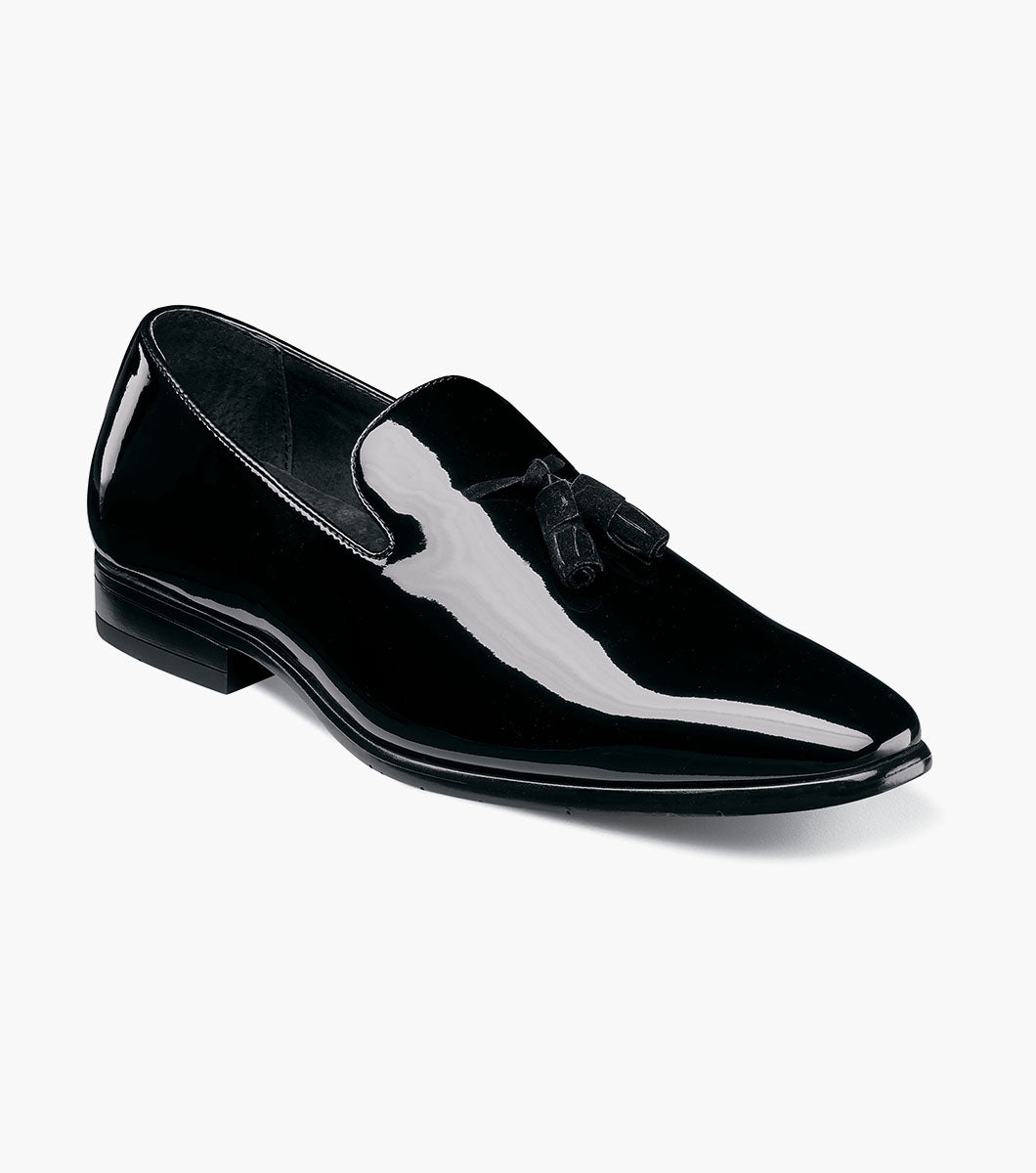 Stacy Adams Phoenix Plain Toe Tassel Slip On by Stacy Adams Shoes