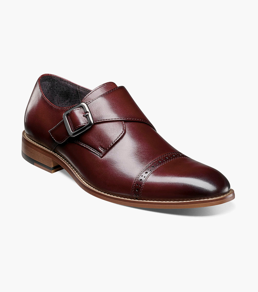 DESMOND Cap Toe Monk Strap – SuitUSA