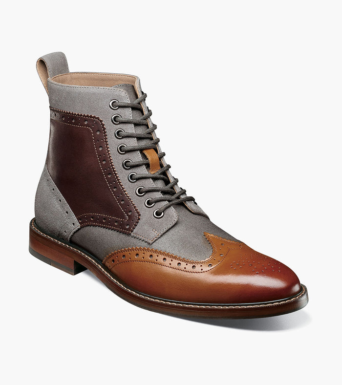 FINNEGAN Wingtip Lace Up Boot