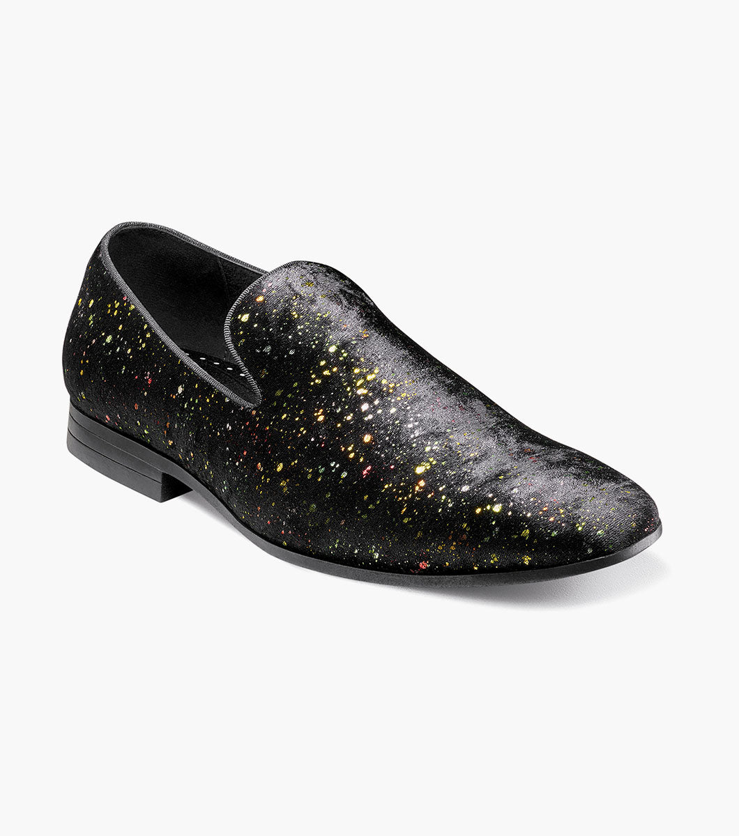 Stacy Adams Stellar Plain Toe Glitter Slip On by Stacy Adams Shoes
