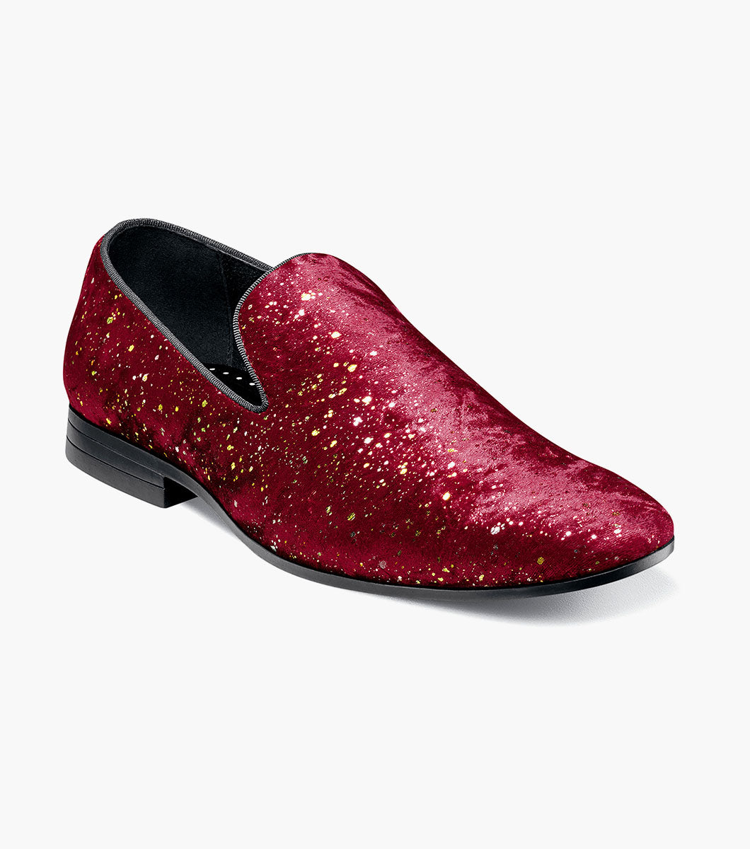 Stacy Adams Stellar Plain Toe Glitter Slip On by Stacy Adams Shoes