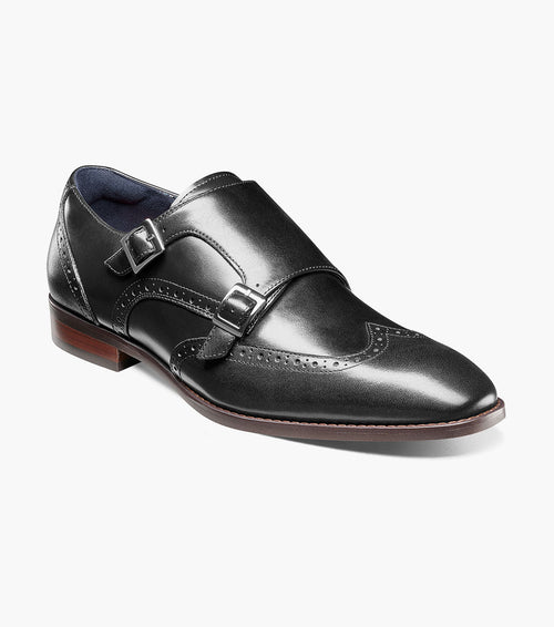 KARSON Wingtip Double Monk Strap