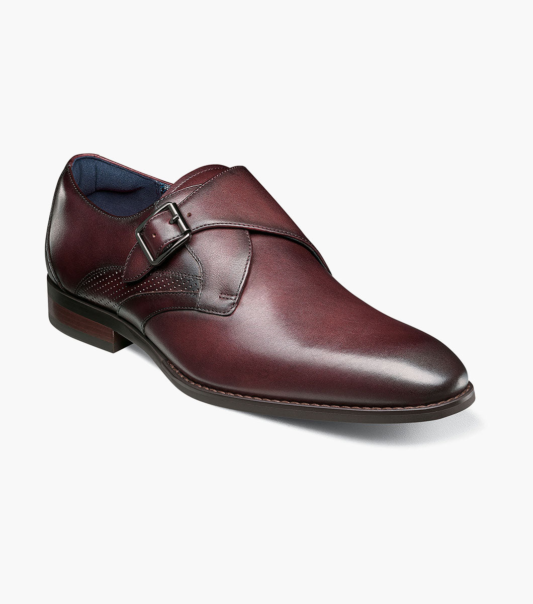 Stacy Adams Karcher Plain Toe Monk Strap by Stacy Adams Shoes