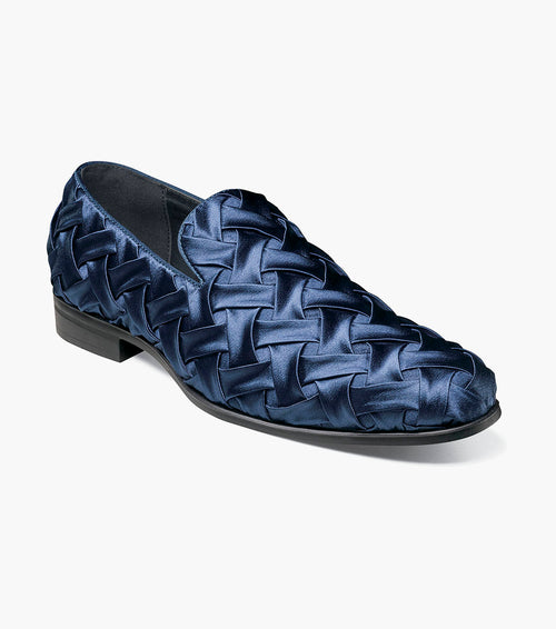 Stacy Adams Savoir Plain Toe Satin Slip On by Stacy Adams Shoes