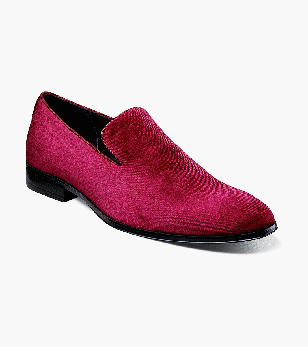 Stacy Adams Savian Plain Toe Velour Slip On by Stacy Adams Shoes